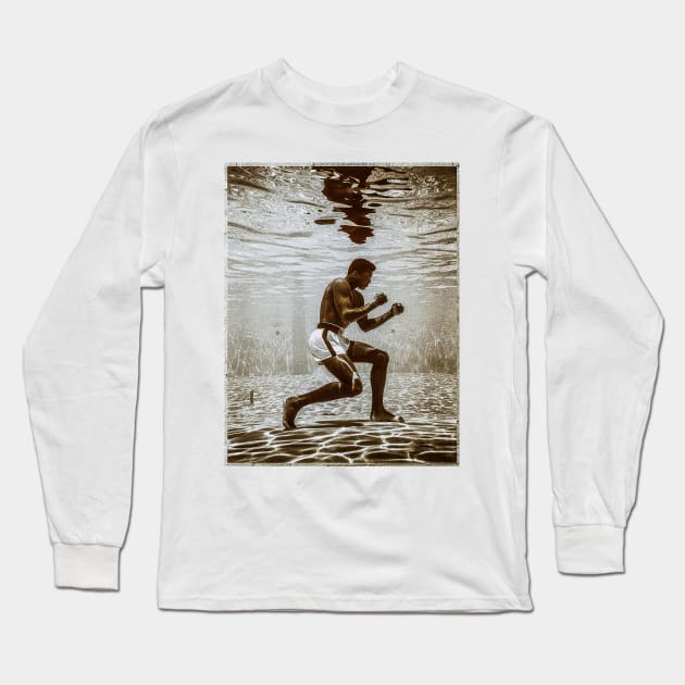 muhammad ali Long Sleeve T-Shirt by malam bantu aku